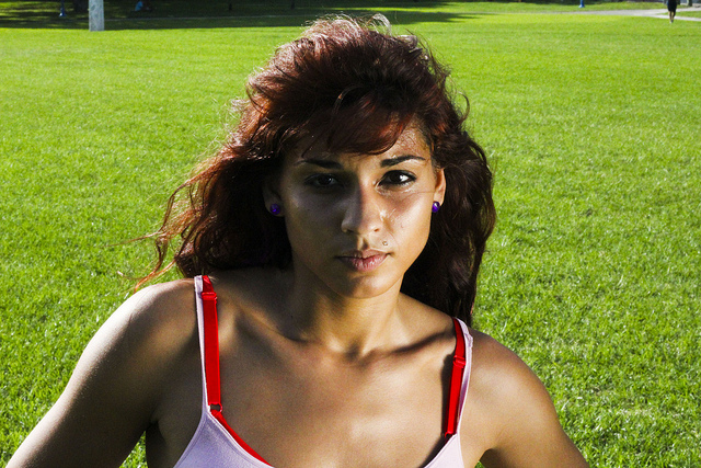 Female model photo shoot of Gisselle  in Coconut Grove Miami, FL