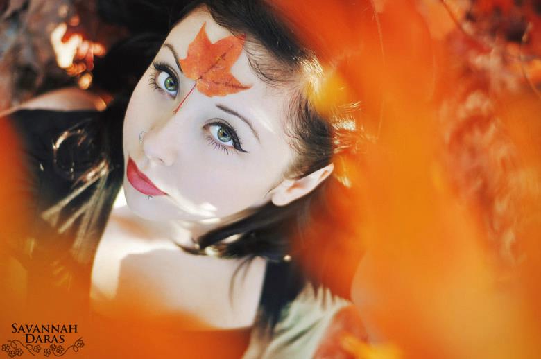 Female model photo shoot of Autumn Joy by Savannah Daras Photo