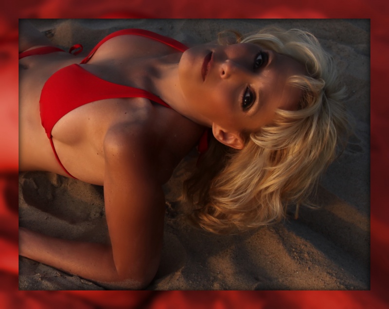 Female model photo shoot of DE ANNA M VARGO-HACKETT in muskegon beach