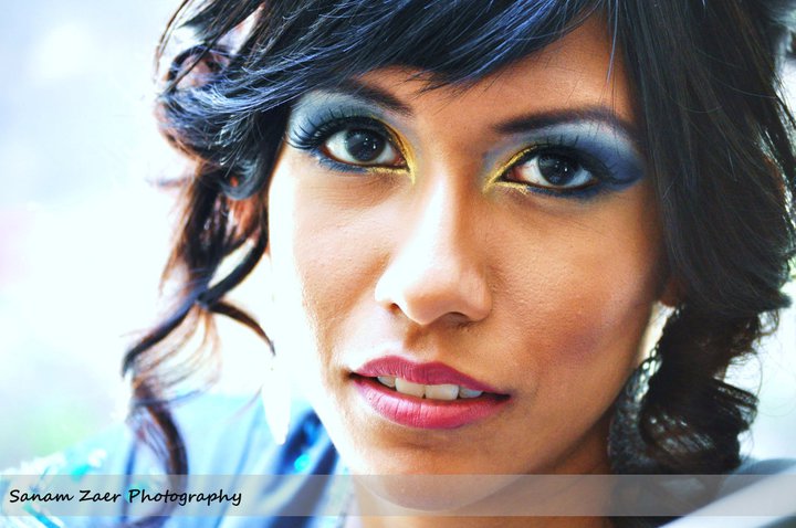 Female model photo shoot of Sanam Zaer Photography, makeup by Shea Michael