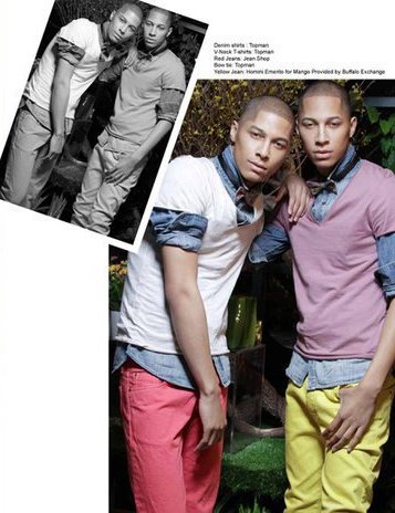 Male model photo shoot of The Harris Twin Models in New York, New York