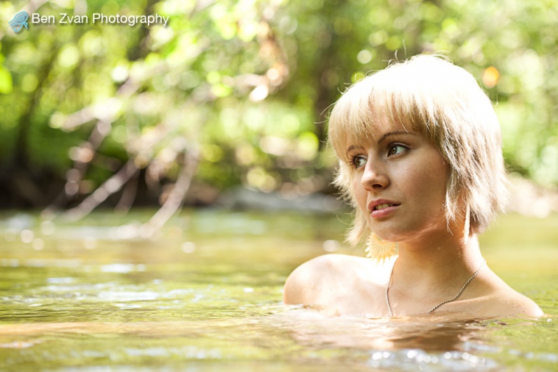 Female model photo shoot of Hexane in Minnehaha Creek