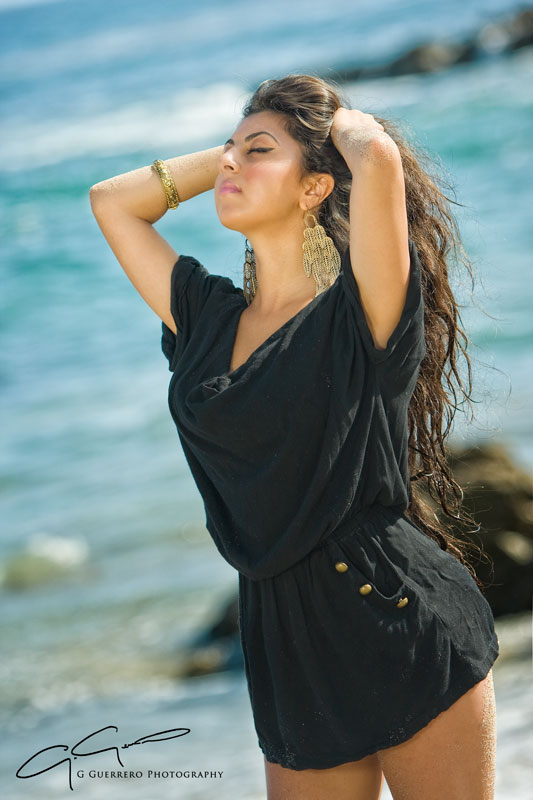 Female model photo shoot of Scorpion_ in Leo Carillo State Beach