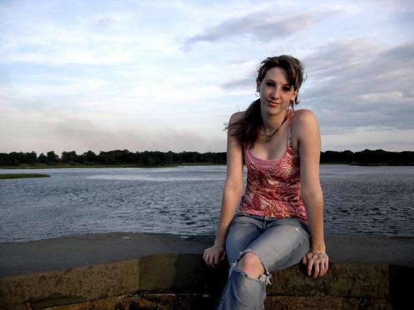 Female model photo shoot of Meg Cad in Colt State Park Bristol, RI