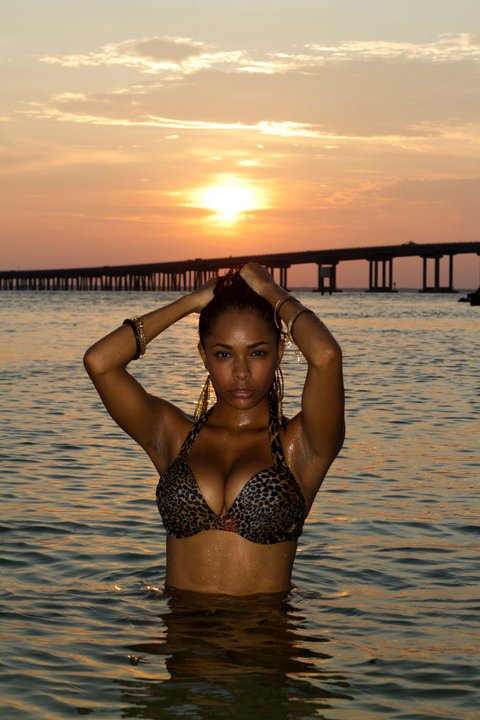 Female model photo shoot of Felinda Taveras in Destin, Florida