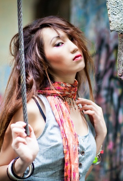 Female model photo shoot of Eun S