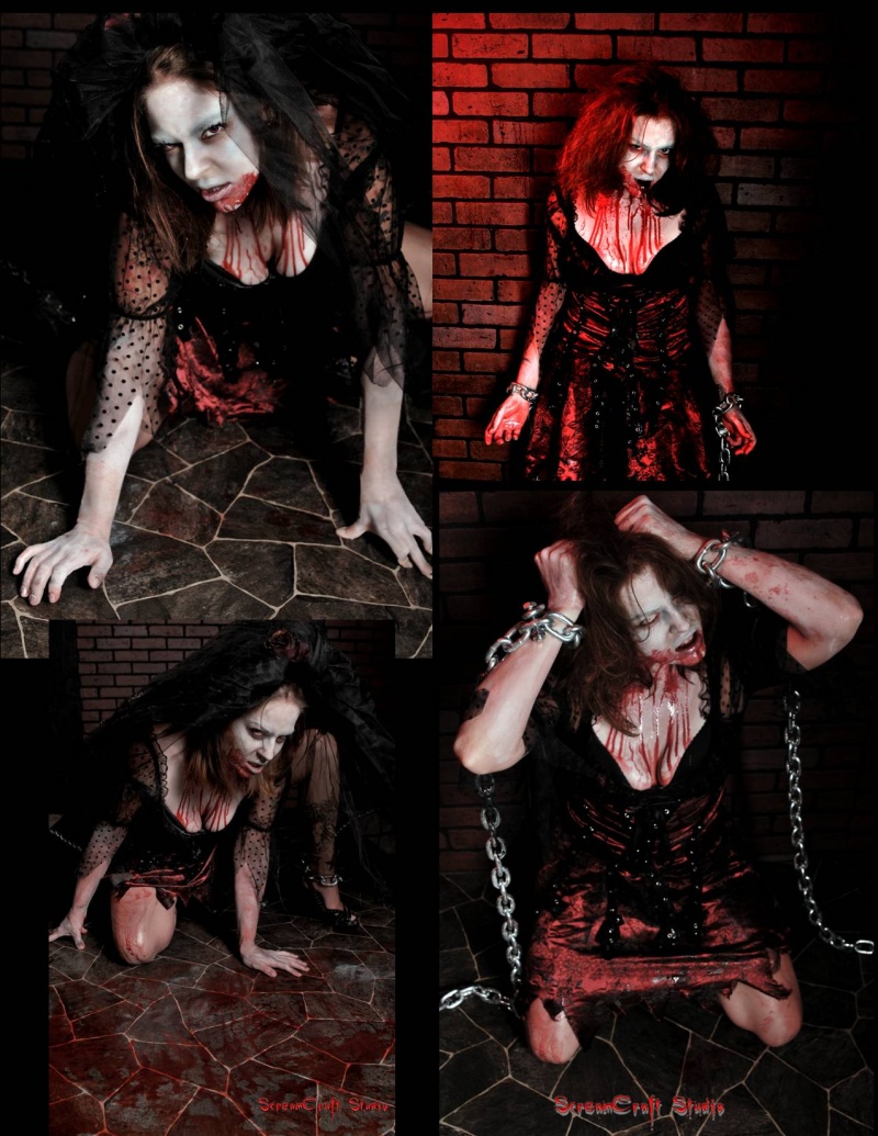 Female model photo shoot of SindeeNyte MUA and Niiki Addiction by ScreamCraft Studio in ScreamCraft Studio