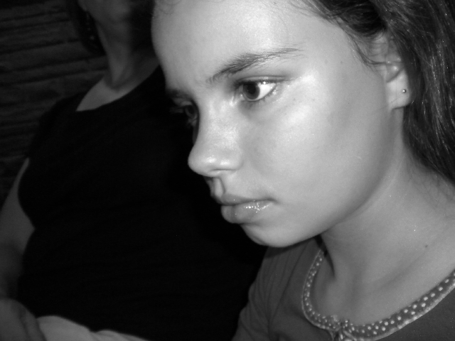 Female model photo shoot of Rebecca Reyes in Olean, NY.  Olean Middle School.