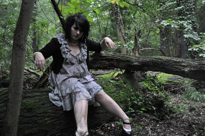 Female model photo shoot of Chelsea Smiles in Woods