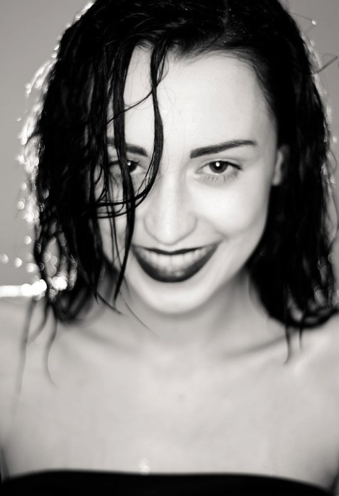 Female model photo shoot of Henny Stripe