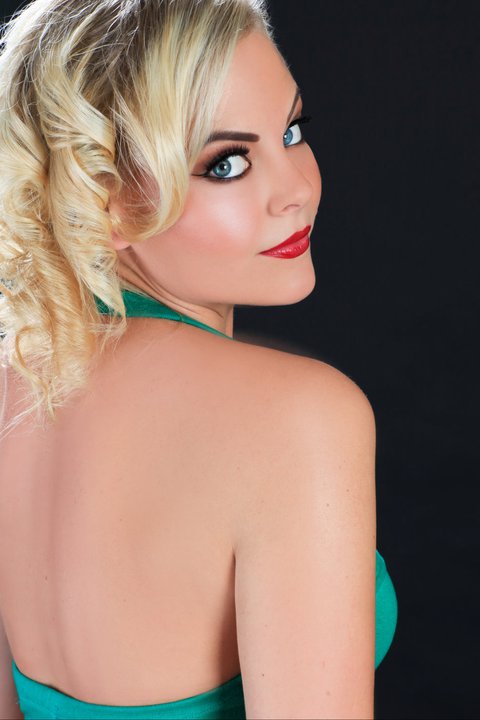 Female model photo shoot of Ashley Gold, makeup by Sheena Cuccia