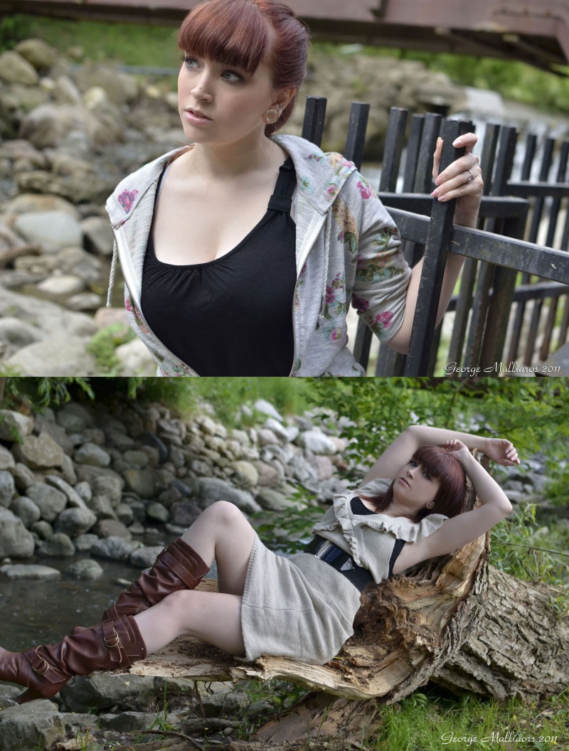 Female model photo shoot of ashley  christina by GeoMall in Edwards Garden, Toronto, Ontario