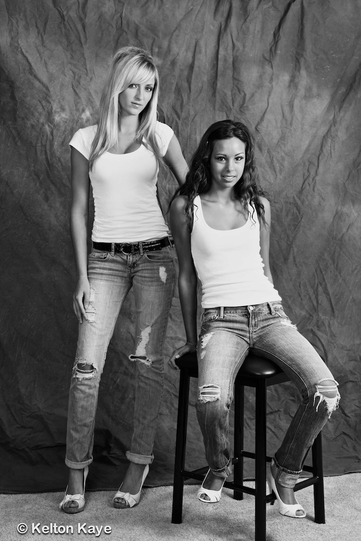 Female model photo shoot of Lauren Thierry and Haley Segura by Kelton Photography