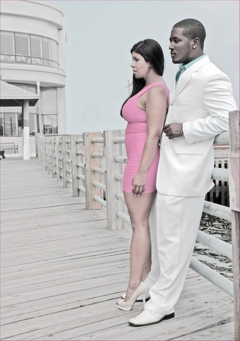 Male and Female model photo shoot of Xavier Robinson and Cristina Popowski by kevin lacy in atlantic city