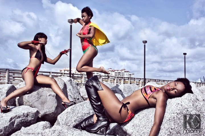 Female model photo shoot of AdoredSwimWear in Miami