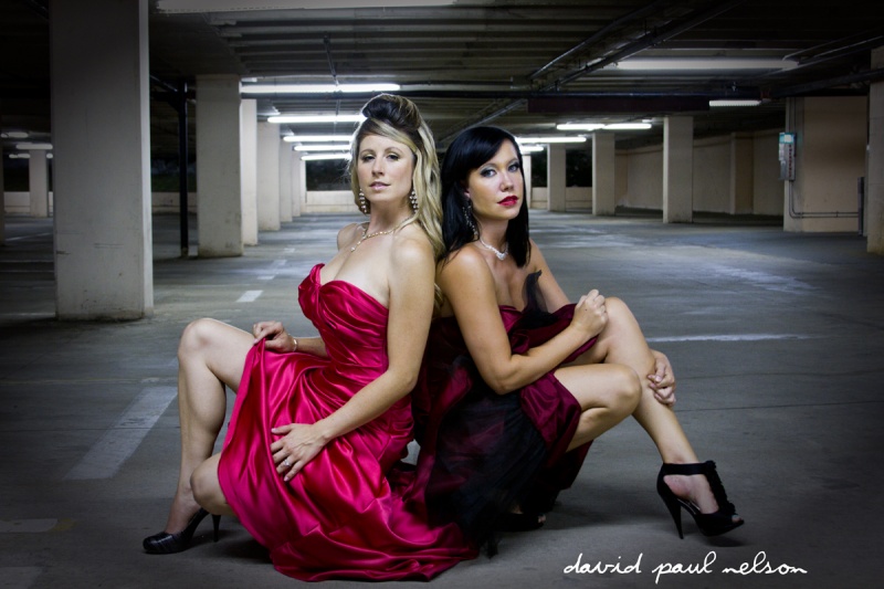 Female model photo shoot of Melanie Fairlight and Kate Janel by DavidPaulNelson in Dallas, TX
