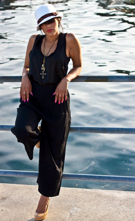 Female model photo shoot of Nicole Alvarez in harbour front