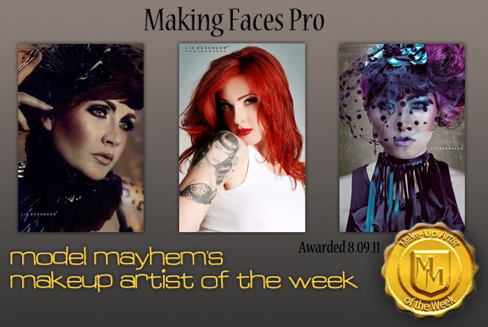 Female model photo shoot of Making Faces Pro