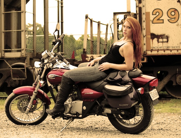 Female model photo shoot of Brittany Grove in Rockets Landing, Richmond, VA