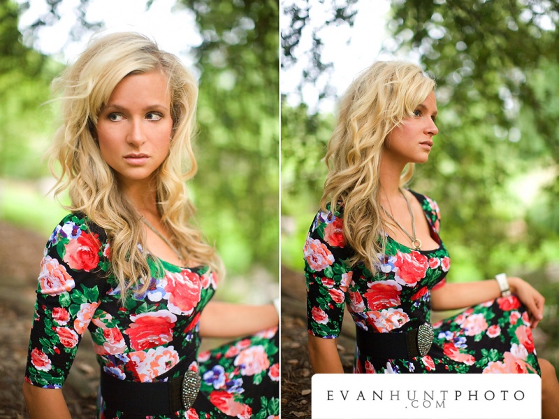 Female model photo shoot of AmyMarie by Evan Hunt Photo in Duke University Gardens