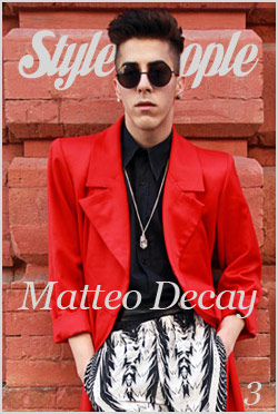 Male model photo shoot of Matteo Decay
