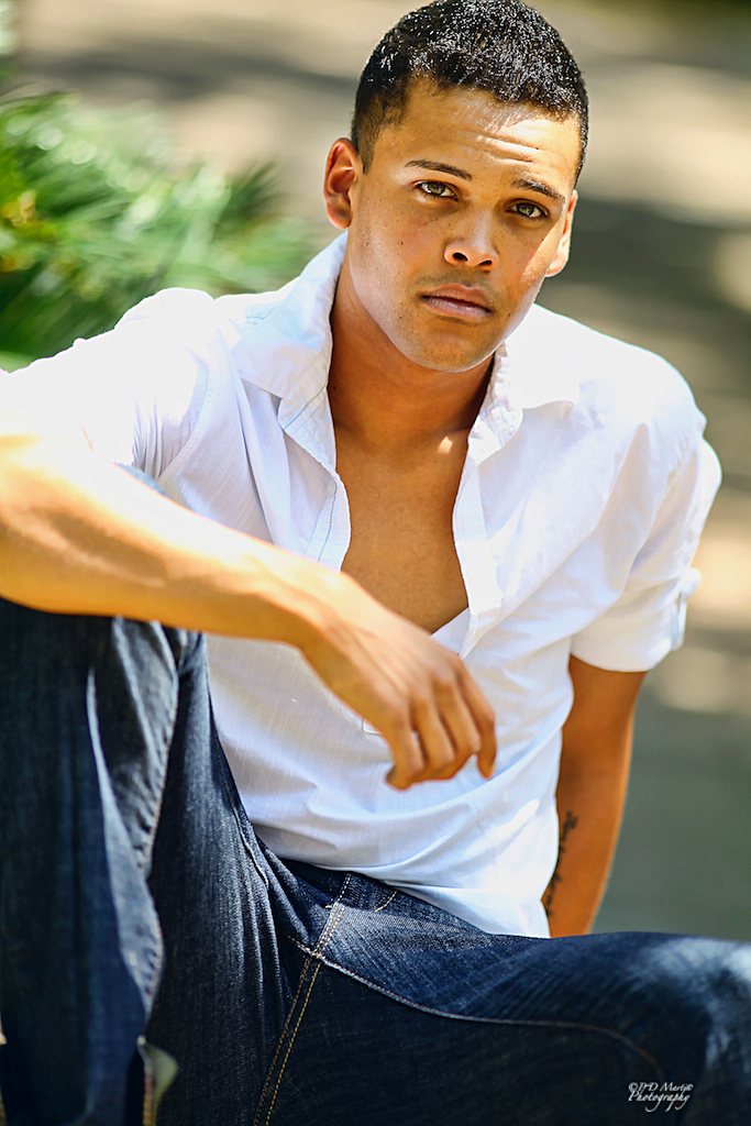 Male model photo shoot of cedricb by peter d martin