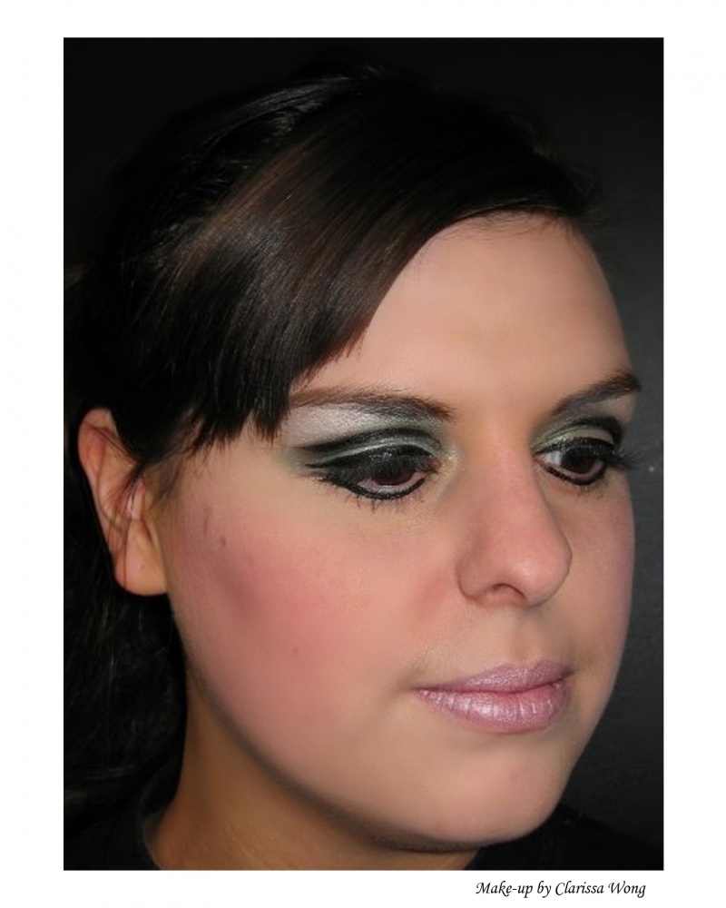 Female model photo shoot of Clarissa Makeup Artist