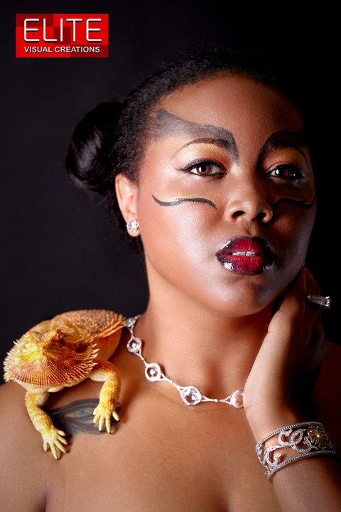 Female model photo shoot of MoniqueTheModel by DESIGN 930, makeup by Svio
