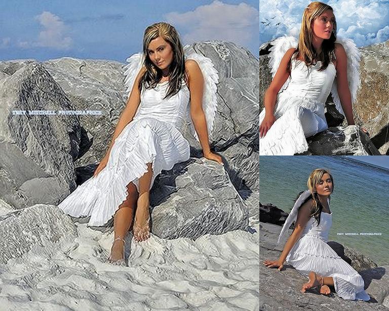 Female model photo shoot of WithOut A Trace by Trey Mitchell Photo in Destin, Fl, makeup by WithOut A Trace