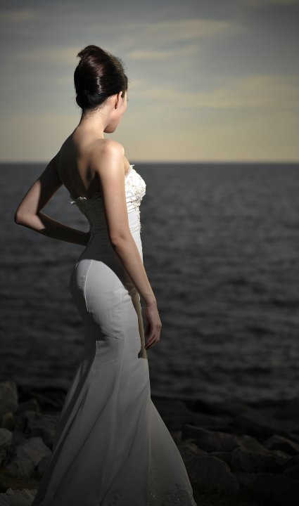 Female model photo shoot of MarleneLim in Marina Bay