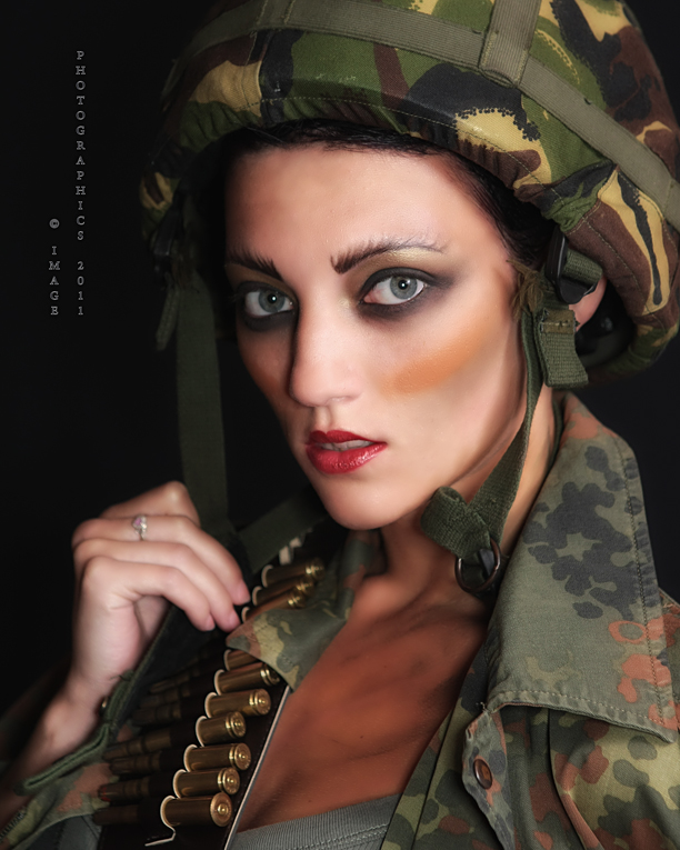 Female model photo shoot of makeup artist cardiff 