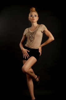Female model photo shoot of Acela Kuandykova 
