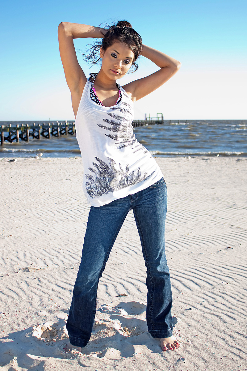 Female model photo shoot of ModelsPrefer in Biloxi, MS