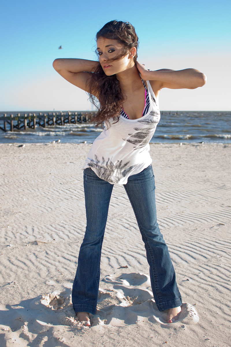 Female model photo shoot of ModelsPrefer in Biloxi, MS