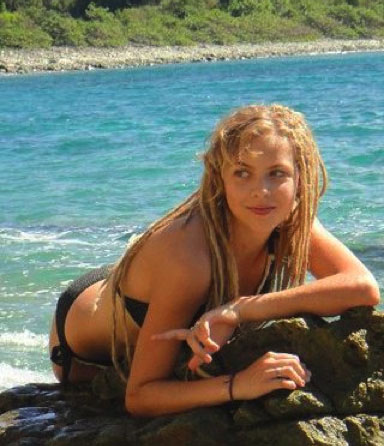 Female model photo shoot of Neva Lockamy in Virgin Islands