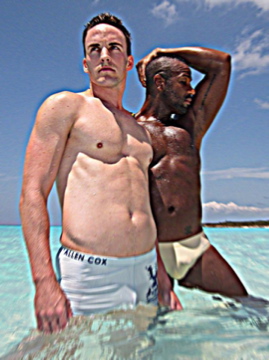 Male model photo shoot of David T Morris in Half Moon Cay, Bahamas