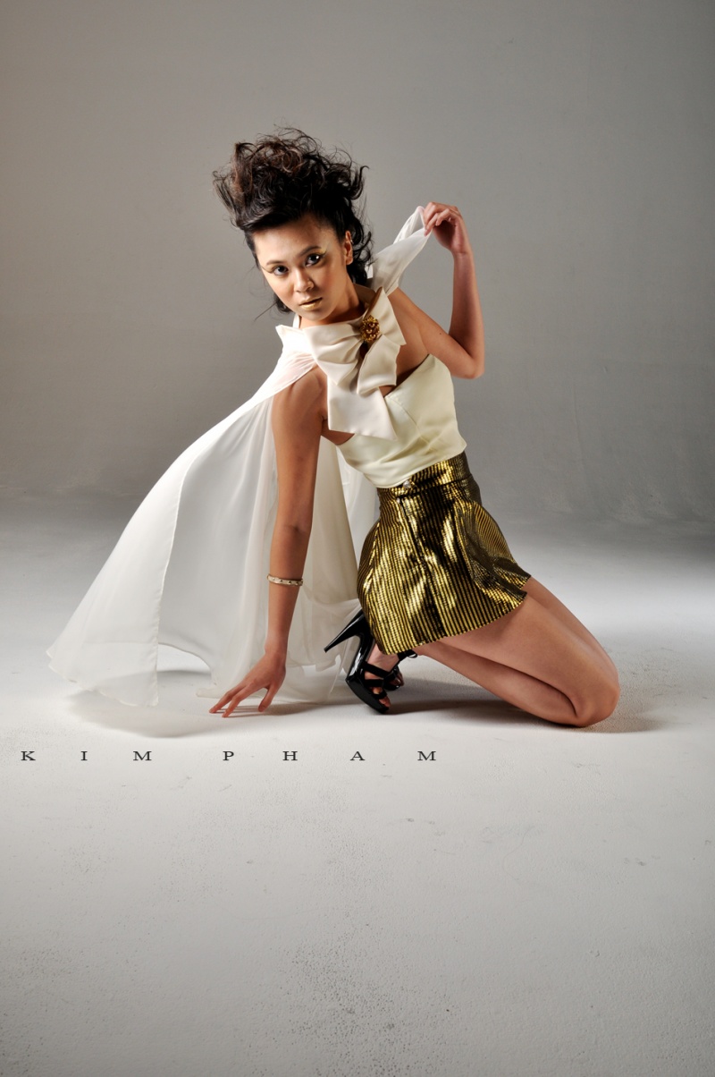 Female model photo shoot of KIMPHAM
