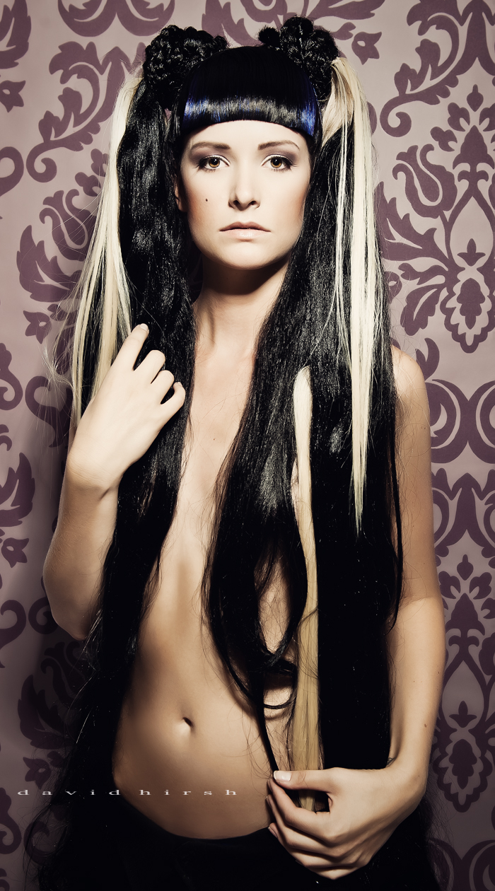 Female model photo shoot of Make Up by Jakki and Ashley Carnegie by David Hirsh