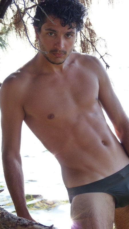 Male model photo shoot of Yassine el Hechemi in Thassos, Greece