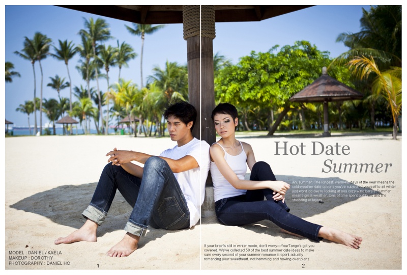 Male and Female model photo shoot of Daniel Ho Photography and Kaela  in Singapore, makeup by Dorothy Goh