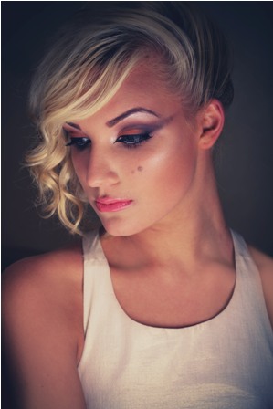 Female model photo shoot of Ciara K make-up