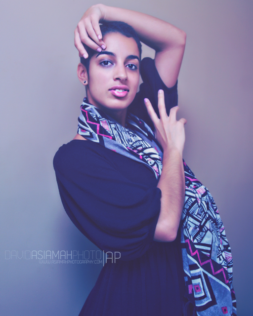 Female model photo shoot of Cassia LaFour Jewelry