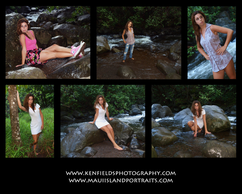 Male and Female model photo shoot of Ken Fields Photography and Jenn-Marie in Maui