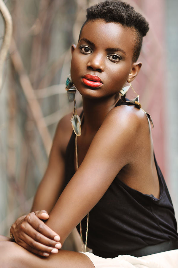Female model photo shoot of Beauty by Aja by jelenabalic in Dumbo