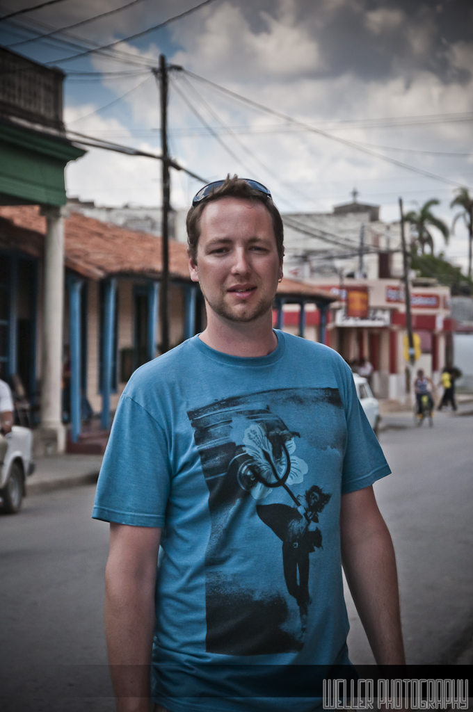 Male model photo shoot of The Weller in Cuba