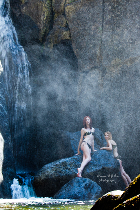 Male and Female model photo shoot of Cameranurd, The Burning Rose  and Jessie James Hollywood in Chilnualna Falls, Wawona - Yosemite