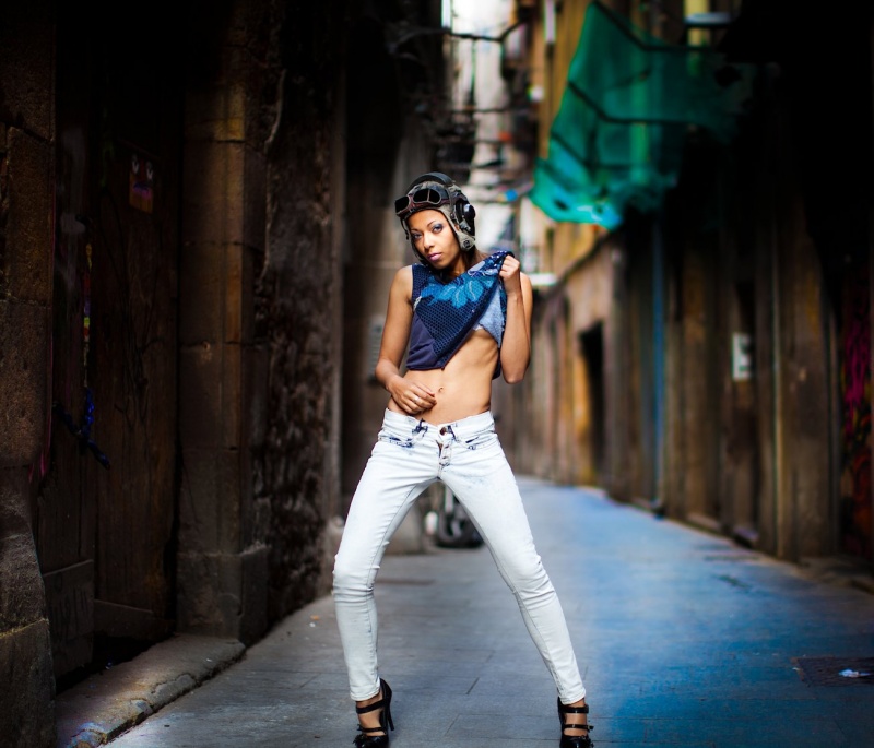 Male and Female model photo shoot of fashion-art photography and Elita Vereiro in Barcelona