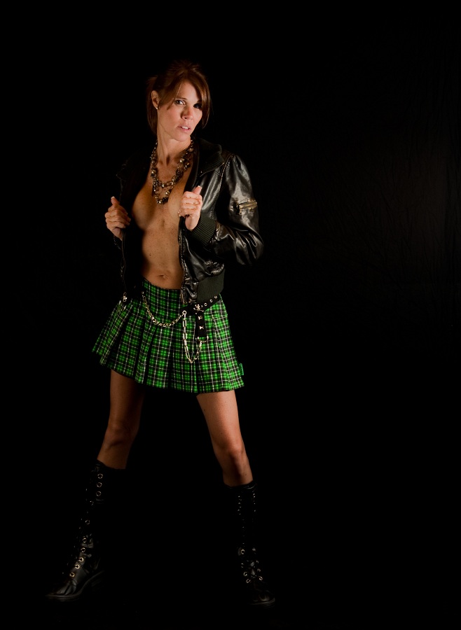 Female model photo shoot of Veronika Valentine1 by Sinister metal in Bensenville, IL.