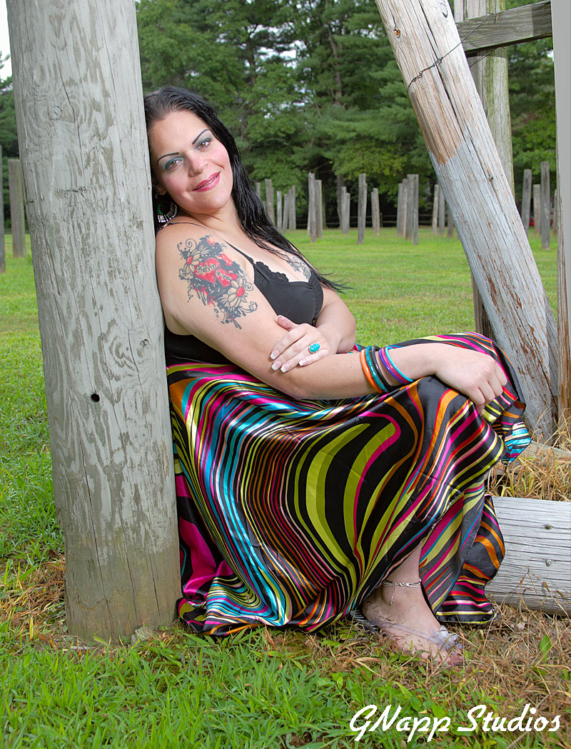 Female model photo shoot of Melodie Lee by GNapp Studios in Telephone Pole Farm, Chester, NJ