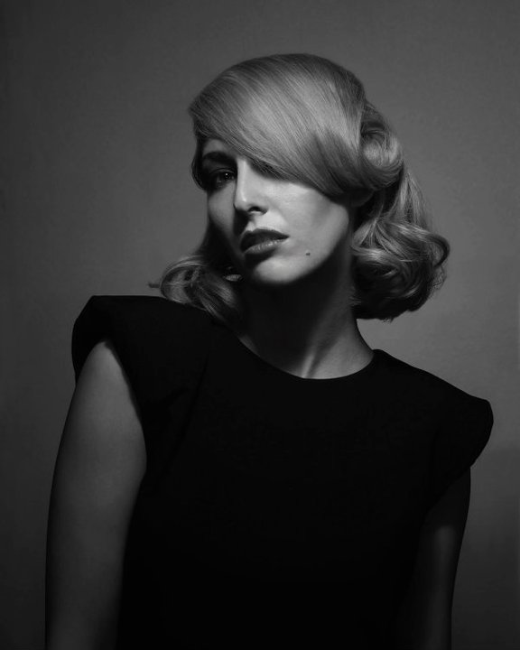 Female model photo shoot of Ella De Vine in London, hair styled by rogercho2000